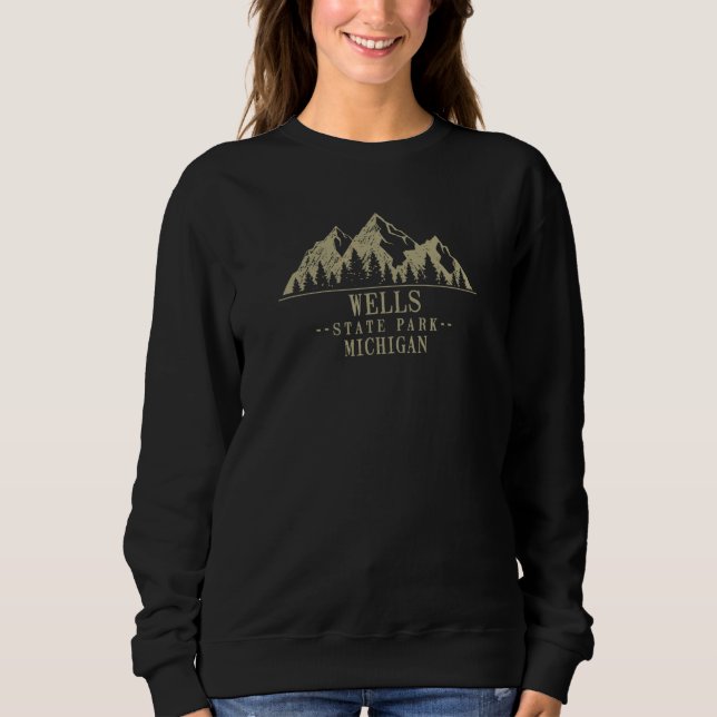 Sweatshirt Michigan Wells State Park (Devant)