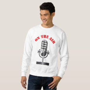 Sweatshirt microphone vintage