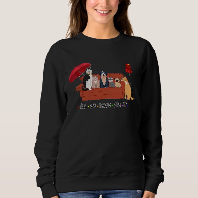 Sweatshirt mignon bernedoodle bernois pug  maman papa chien (Devant)