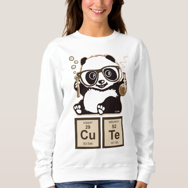 Sweatshirt Mignon découvert par panda de chimie (Devant)