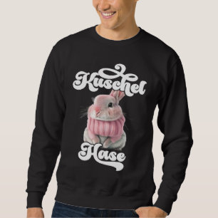 Sweatshirt Mignon lapin rétro hiver maman lapin câlin