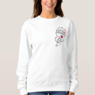 Sweatshirt Mignon Vêtement de poche graphique dessin animé Ro