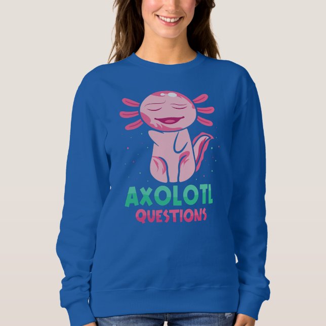Sweatshirt Mignonne Axolotl dit tenue pour enfants & Axolotl (Devant)