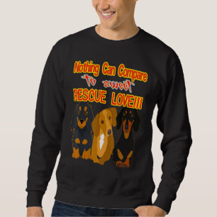 Sweatshirt Mignonne Dachshund Funny Wiener Chien Sweet Secour