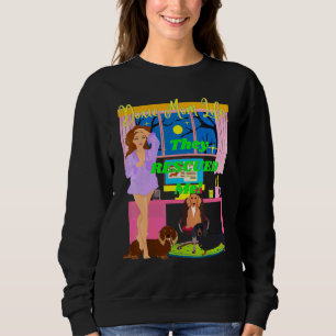 Sweatshirt Mignonne Doxie Maman Vie Ils M'Ont Secouru Dachshu