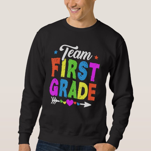 Sweatshirt Mignonne Équipe de première année Enseignants Enfa (Devant)