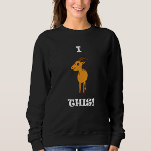 Sweatshirt Mignonne J'Ai Cette Adorable Pygmée Chèvre Farme P
