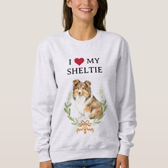 Sweatshirt Mignonne J'aime mon étagère (Devant)