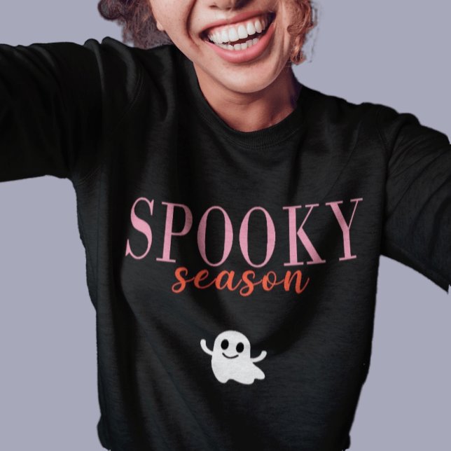 Sweatshirt Mignonne saison Éffrayante Fantôme d'Halloween (Créateur téléchargé)