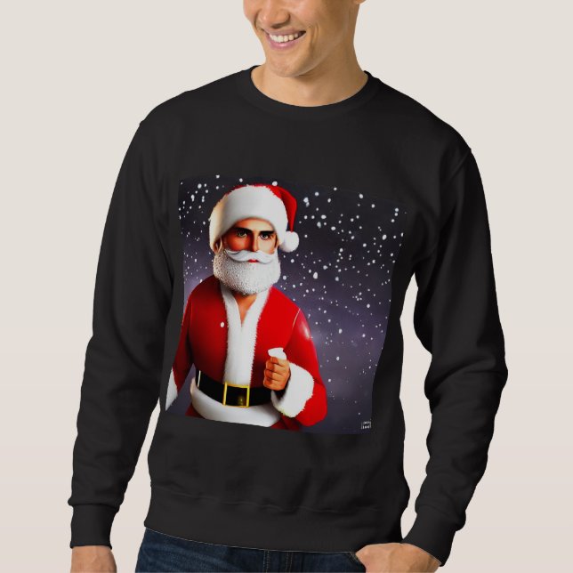 Sweatshirt Mikel Arteta Christmas Père Noël (Devant)