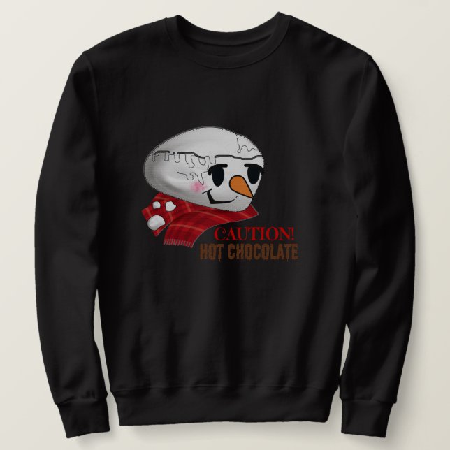 Sweatshirt Mikitiez Noël chaud hiver melthotchocolate (Design devant)