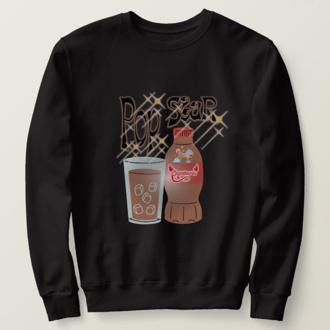 Sweatshirt Mikitiez red capricorn cola pop star (Design devant)