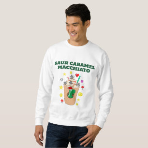 Sweatshirt Mikitiez Trex dinosaure icedcoffee caramel xmas