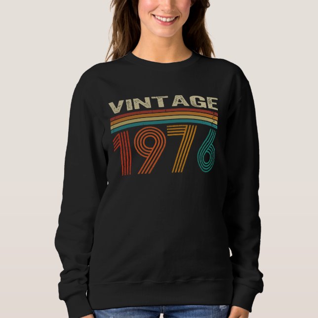 Sweatshirt Millésime 1976. (Devant)