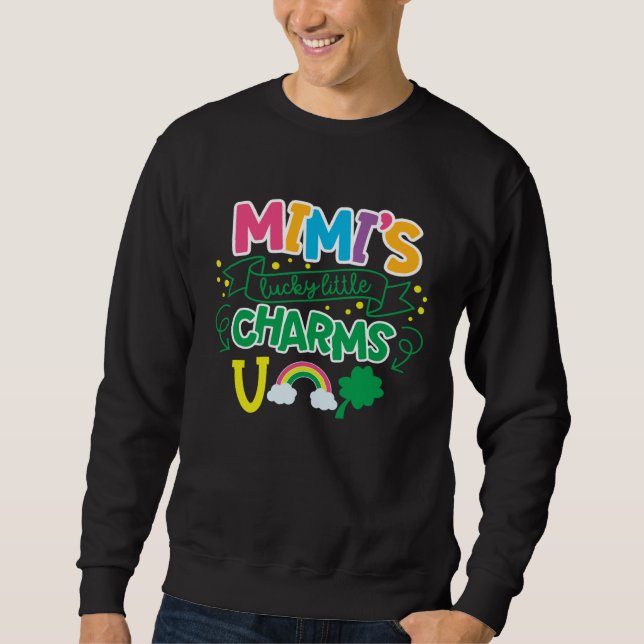Sweatshirt Mimi's Lucky Little Charms C Shamrock (Devant)