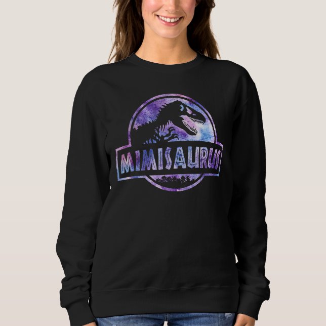 Sweatshirt Mimisaurus Dinosaur Rex Pour Papa Maman (Devant)