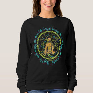 Sweatshirt Mindfult Bouddha Bouddhisme Spirituel Yoga Meditat