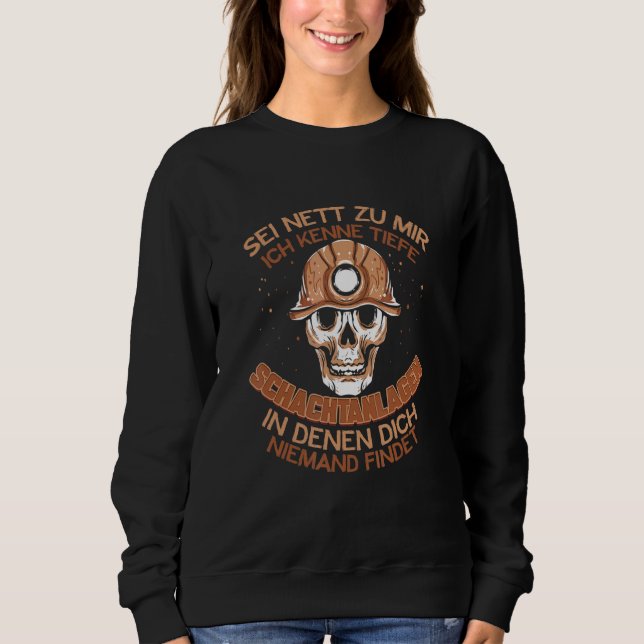 Sweatshirt Mineurs Ami Mine De Charbon (Devant)