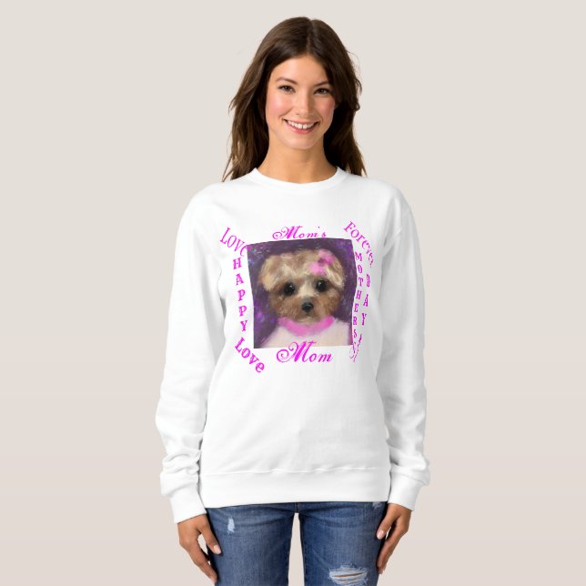 SWEATSHIRT MINI YORKIE POO     (Devant entier)