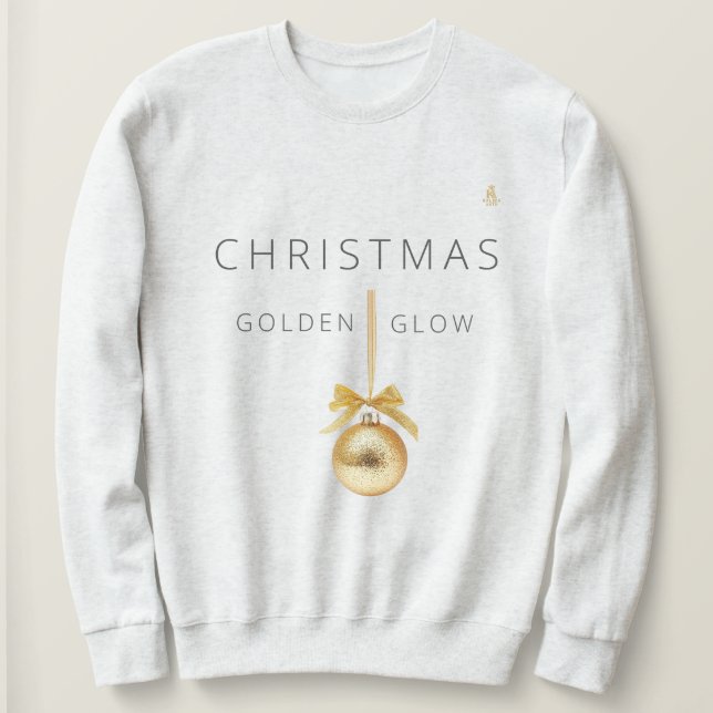 Sweatshirt Minimal Christmas Line Art Tree | KaliraArts (Design devant)