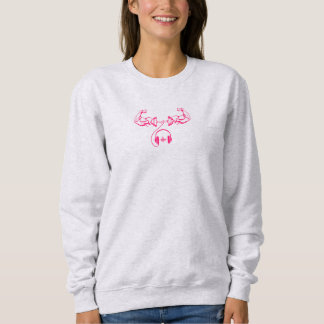 Sweatshirt Minimalist Gym Music Design Bodybuilding Headphone