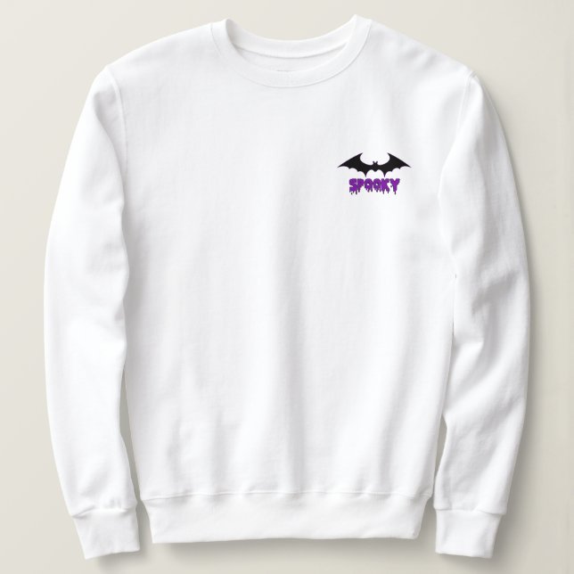sweatshirt minimaliste "chaume Éffrayante" (Design devant)