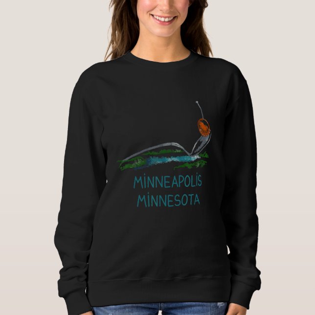 Sweatshirt Minneapolis City Minnesota souvenir  for men women (Devant)