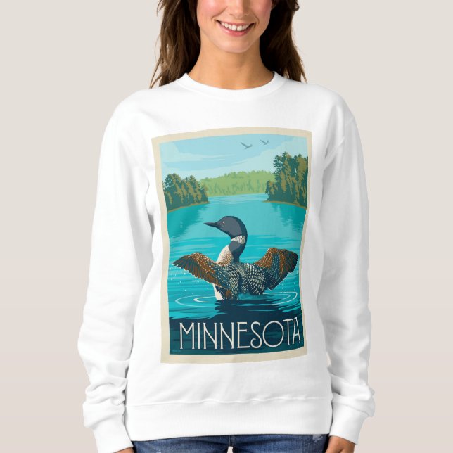 Sweatshirt Minnesota | Loon (Devant)