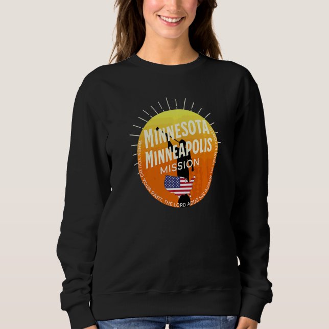 Sweatshirt Minnesota Minneapolis Mormon Lds Mission Missionna (Devant)
