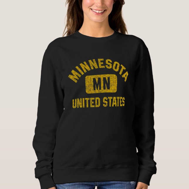 Sweatshirt Minnesota Style Gym En Ambre Perdu (Devant)
