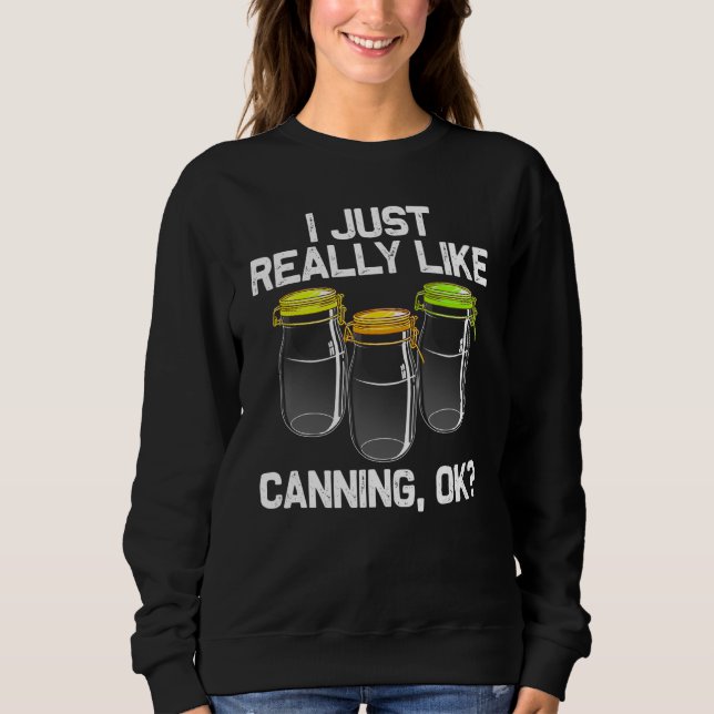 Sweatshirt Mise en conserve pour hommes femmes Homestead Pot  (Devant)