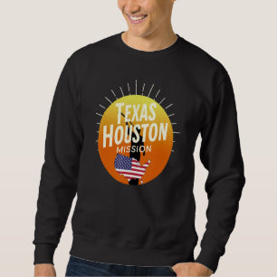 Sweatshirt Mission Missionnaire CTR du Texas Houston Mormon L