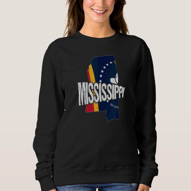 Sweatshirt Mississippi en détresse (Devant)