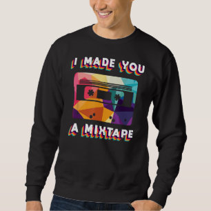 Sweatshirt Mixtape 80s 90s Costume Vintage Retro Pour Hommes