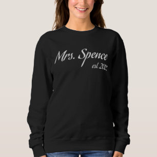 Sweatshirt Mme SPENCE 2023 nouvelle mariée douche de mariage 