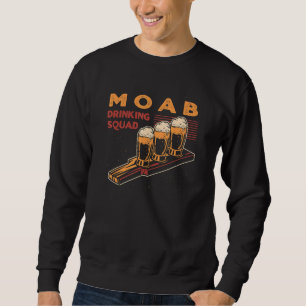 Sweatshirt Moab Boire Squad Utah Beer Ut Booze Alcoholic