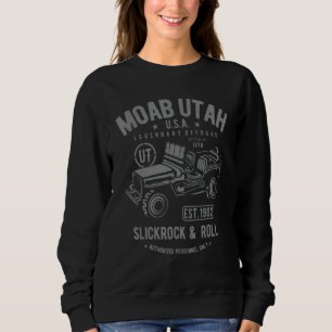 Sweatshirt Moab Utah États-Unis Tout-terrain Slickrock Rock C