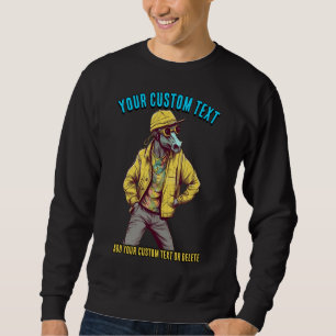 Sweatshirt Mode Animale Cheval Cool