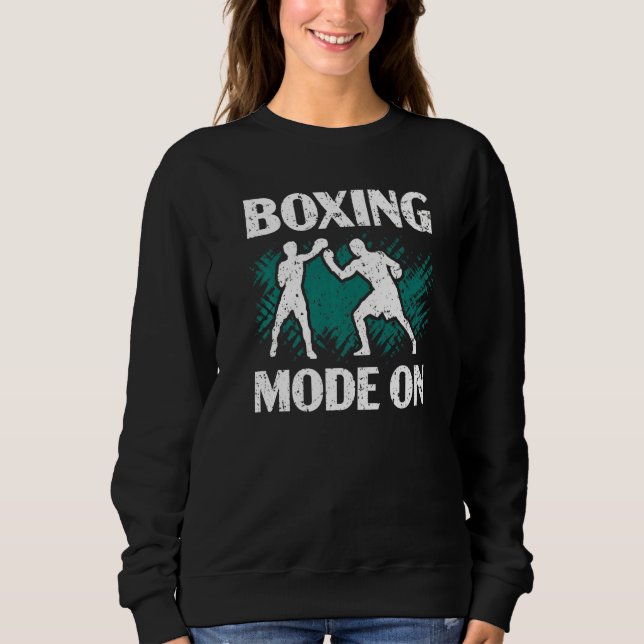 Sweatshirt Mode Boxe Sur Boxer Professional Knockout Puncher (Devant)