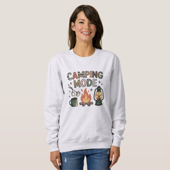 Sweatshirt Mode camping  (Devant entier)