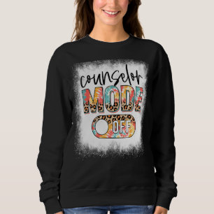Sweatshirt Mode Conseiller Bleu Désactivé Leopard & Tie Dye C