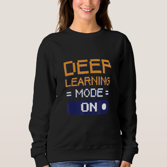 Sweatshirt Mode d'apprentissage profond sur les ingénieurs de (Devant)