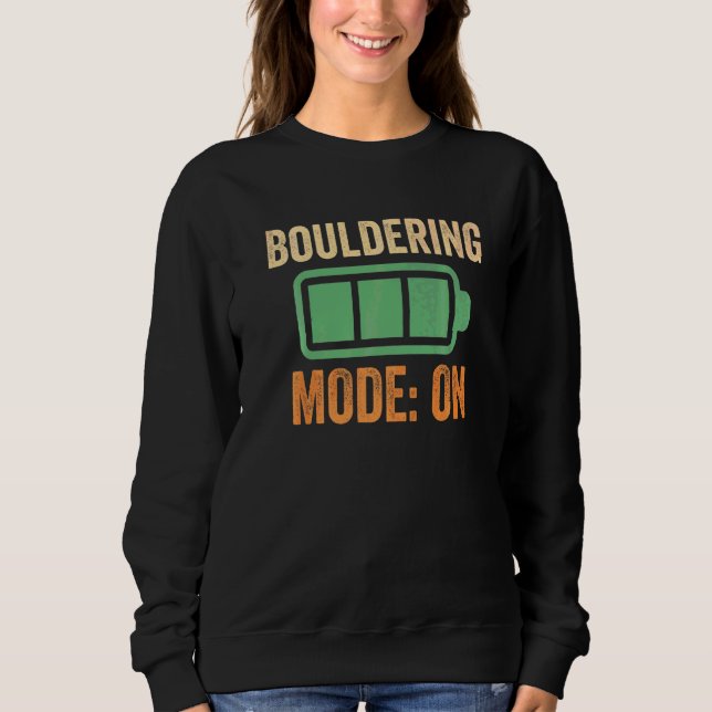 Sweatshirt Mode de grimpe sur batterie (Devant)