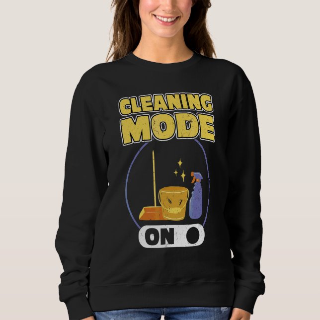 Sweatshirt Mode De Nettoyage Sur L'Entretien Et L'Entretien (Devant)