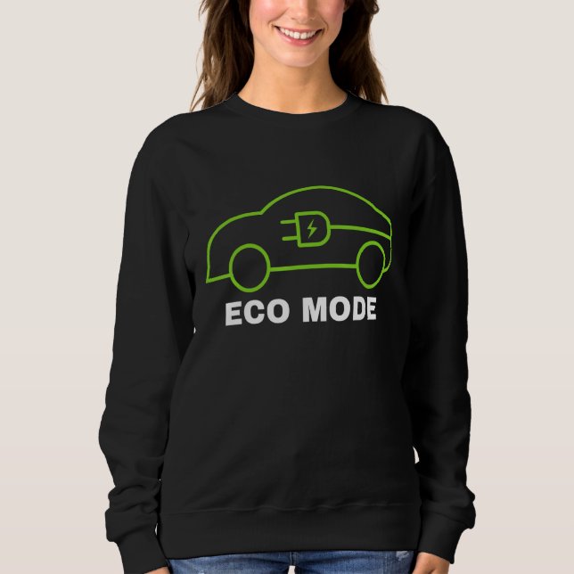 Sweatshirt Mode Éco Véhicule électrique renouvelable Électriq (Devant)