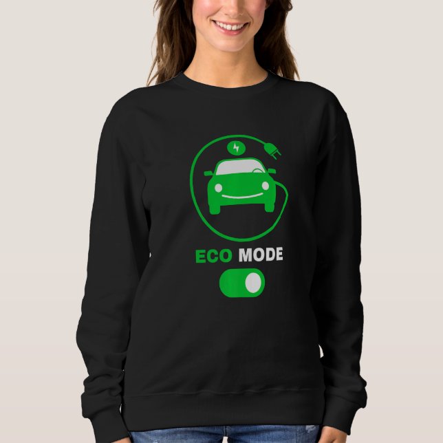 Sweatshirt Mode Éco Véhicule électrique renouvelable Électriq (Devant)