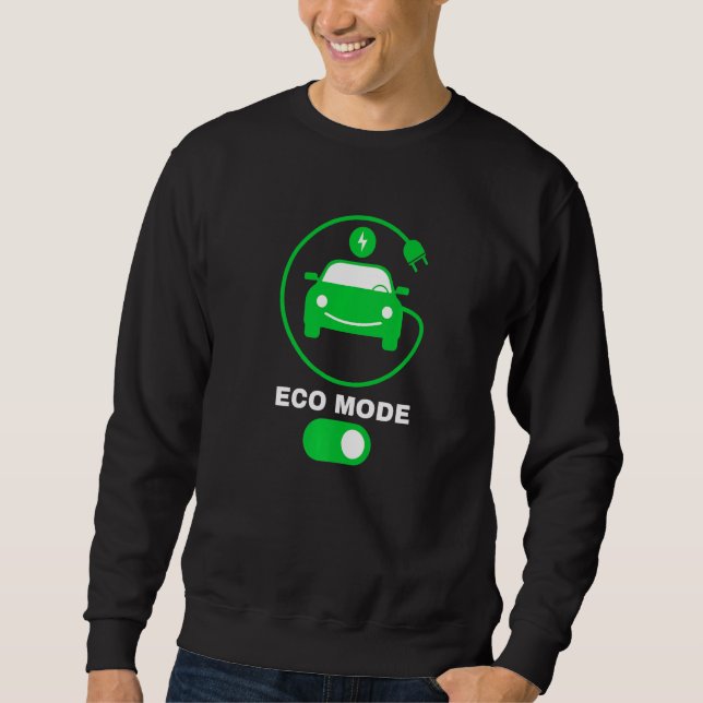 Sweatshirt Mode Éco Véhicule électrique renouvelable Électriq (Devant)