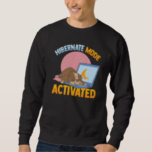 Sweatshirt Mode Hibernation de chien Activé Ordinateur de vei