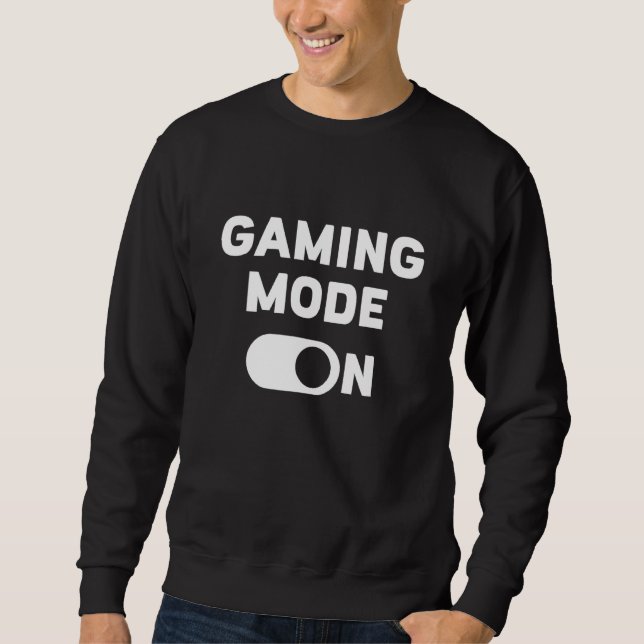 Sweatshirt Mode Jeu activé (Devant)