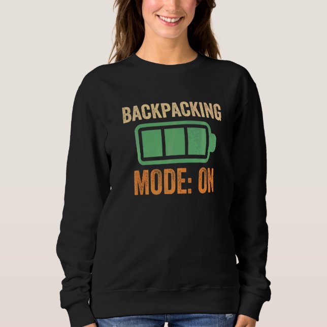 Sweatshirt Mode Randonnée Sur Batterie (Devant)